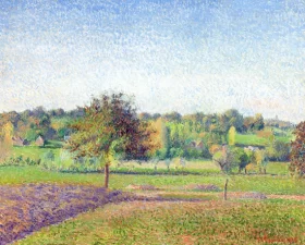 A Meadow at Eragny, 1886 by Camille Pissarro