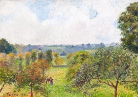 Après la pluie, automne, Éragny 1901 by Camille Pissarro