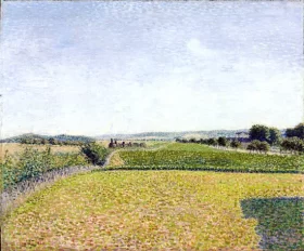 Railroad to Dieppe by Camille Pissarro