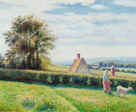 Spring Pasture 1889 by Camille Pissarro