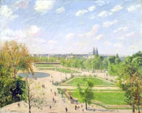 The Garden of the Tuileries on a Spring Morning, 1899 by Camille Pissarro