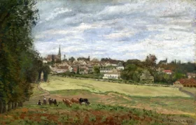 View of the Village of Marly-le-Roi 1870 by Camille Pissarro