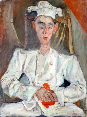 Pastry Cook with Red Handkerchief by Chaïm Soutine
