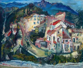 Landscape at Cagnes 1923 by Chaïm Soutine