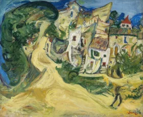 Landscape at Cagnes 1922 by Chaïm Soutine