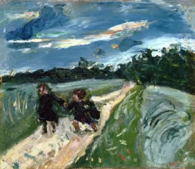 Return From School After the Storm 1939 by Chaïm Soutine