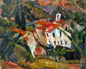 Landscape in Céret 1920 by Chaïm Soutine