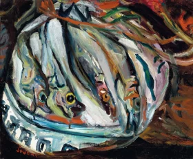 Nature morte aux poissons 1921 by Chaïm Soutine