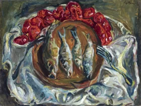 Poissons et Tomates by Chaïm Soutine