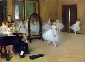 The Dancing Class 1872 by Edgar Degas