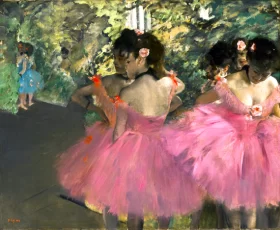 Dancers in Pink 1867 by Edgar Degas