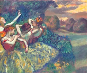 Four Dancers 1899 by Edgar Degas