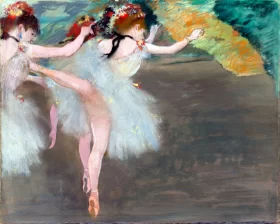 Danseuses En Blanc 1878 by Edgar Degas