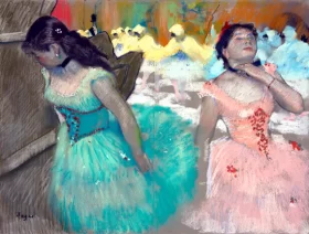 Entrance of the Masked Dancers 879 by Edgar Degas