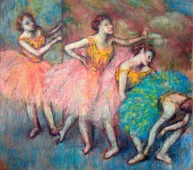 Four Dancers 1903 by Edgar Degas