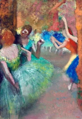 Scène De Ballet 1885 by Edgar Degas