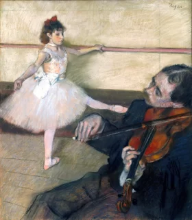 The Dance Lesson 1879 by Edgar Degas