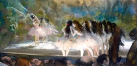 Ballet at the Paris Opéra 1877 by Edgar Degas