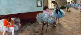 The Dance Lesson 1879 by Edgar Degas