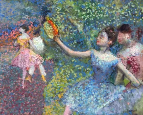 Danseuse Au Tambourin 1897 by Edgar Degas
