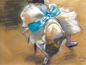 Dancer Tying up her Slipper 1887 by Edgar Degas