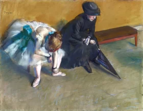 Waiting 1882 by Edgar Degas