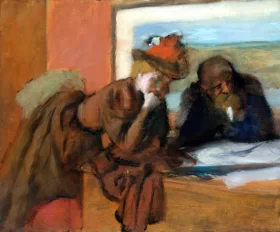 The Conversation by Edgar Degas