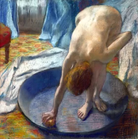 The Tub 1886 by Edgar Degas