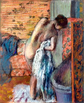 Après Le Bain (Femme S'essuyant) by Edgar Degas