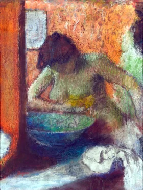 Woman at her Toilet by Edgar Degas