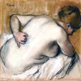 Woman Scratching her Back, 1881 by Edgar Degas