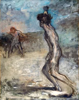 David and Goliath 1859 by Edgar Degas