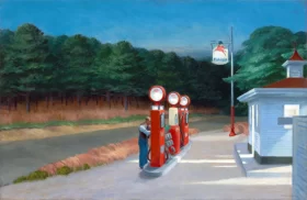 Gas 1940 by Edward Hopper