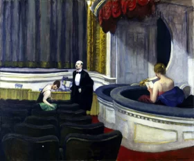 Two on the Aisle by Edward Hopper
