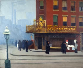 New York Corner by Edward Hopper