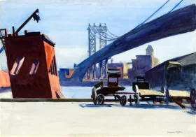 Manhattan Bridge by Edward Hopper