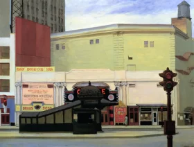 The Circle Theatre by Edward Hopper