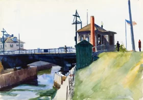 Blynman Bridge by Edward Hopper