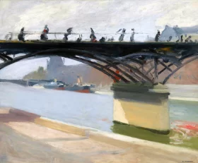 Le Pont Des Arts 1907 by Edward Hopper