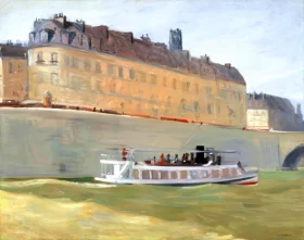 River Boat 1909 by Edward Hopper