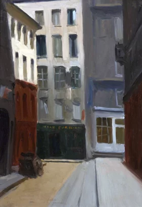Paris Street 1906 by Edward Hopper
