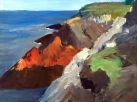 Rocky Shore by Edward Hopper