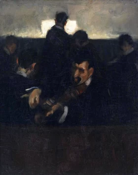 Group of Musicians in an Orchestra Pit by Edward Hopper