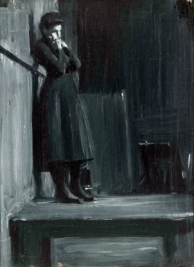 Young Woman in a Studio by Edward Hopper