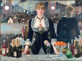 A Bar at the Folies-Bergère by Edouard Manet