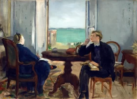 Interior at Arcachon 1871 by Edouard Manet