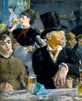 At the Café Concert 1879 by Edouard Manet