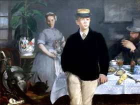 Luncheon in the Studio 1868 by Edouard Manet