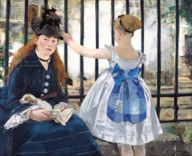 The Railway 1873 by Edouard Manet
