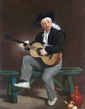 The Spanish Singer 1860 by Edouard Manet